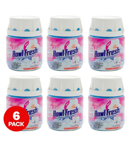 Bowl Fresh Automatic Bowl Cleaner 6 x 255g Rose