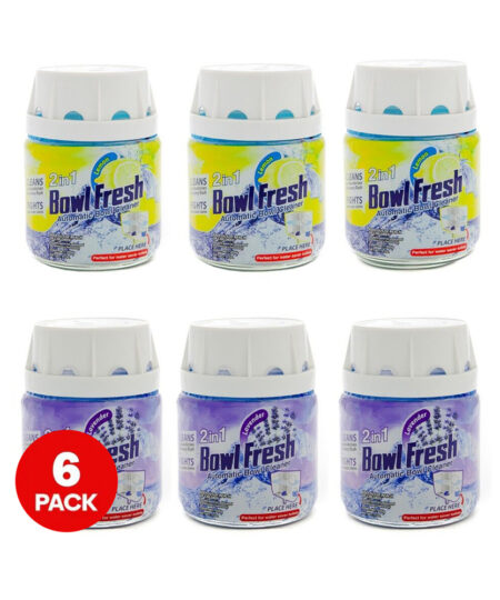 Mix Pack Bowl Fresh Automatic Bowl Cleaner 6 x 255g Lavender and Lemon